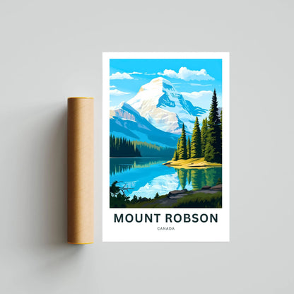 Mount Robson Travel Poster