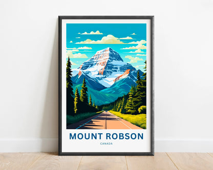 Mount Robson Travel Poster