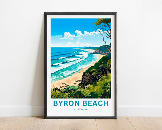 Byron Beach Travel Poster