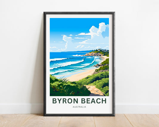 Byron Beach Travel Poster