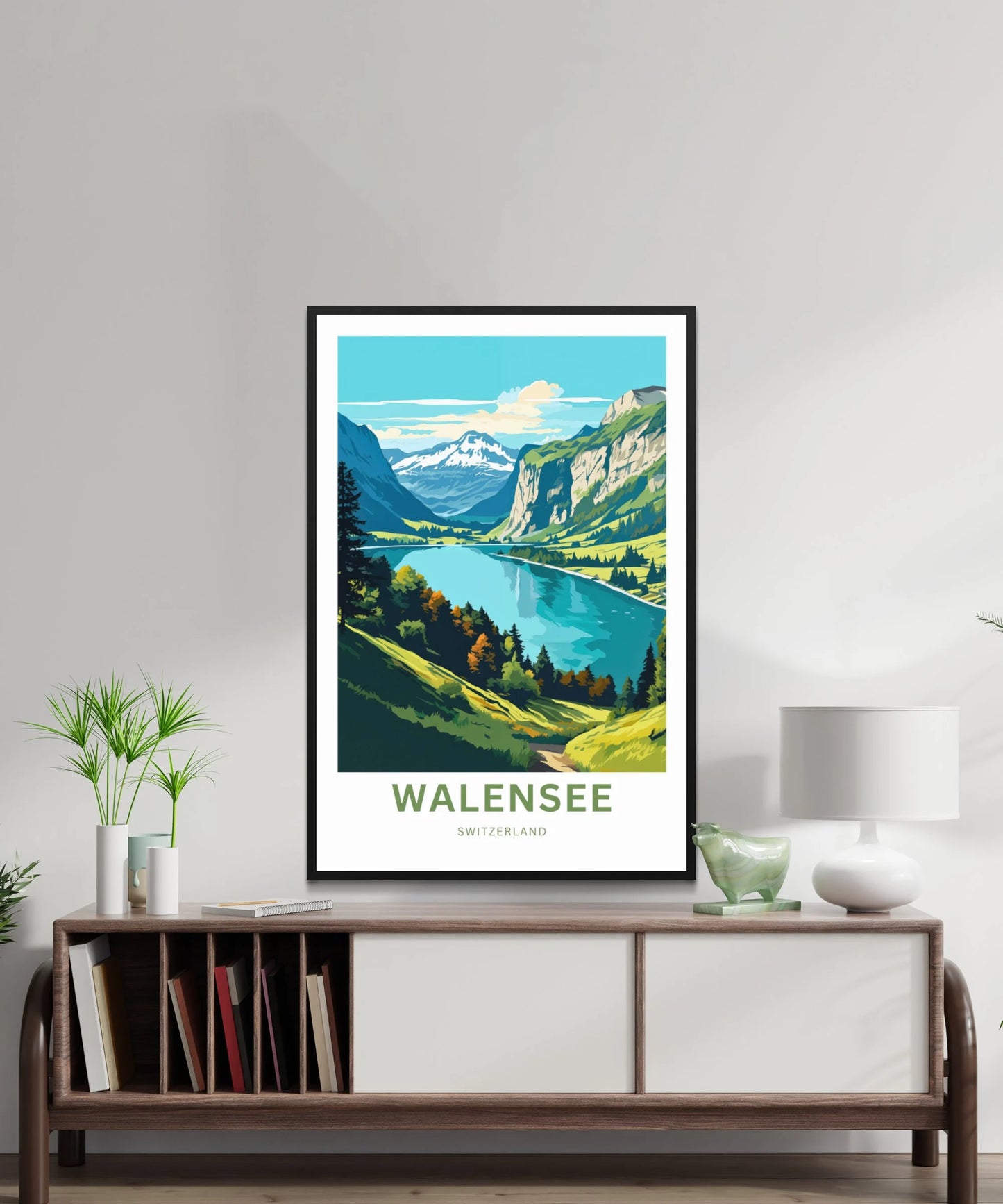 Walensee Travel Poster