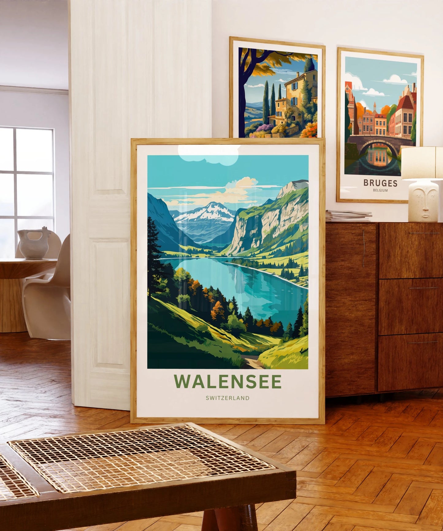 Walensee Travel Poster