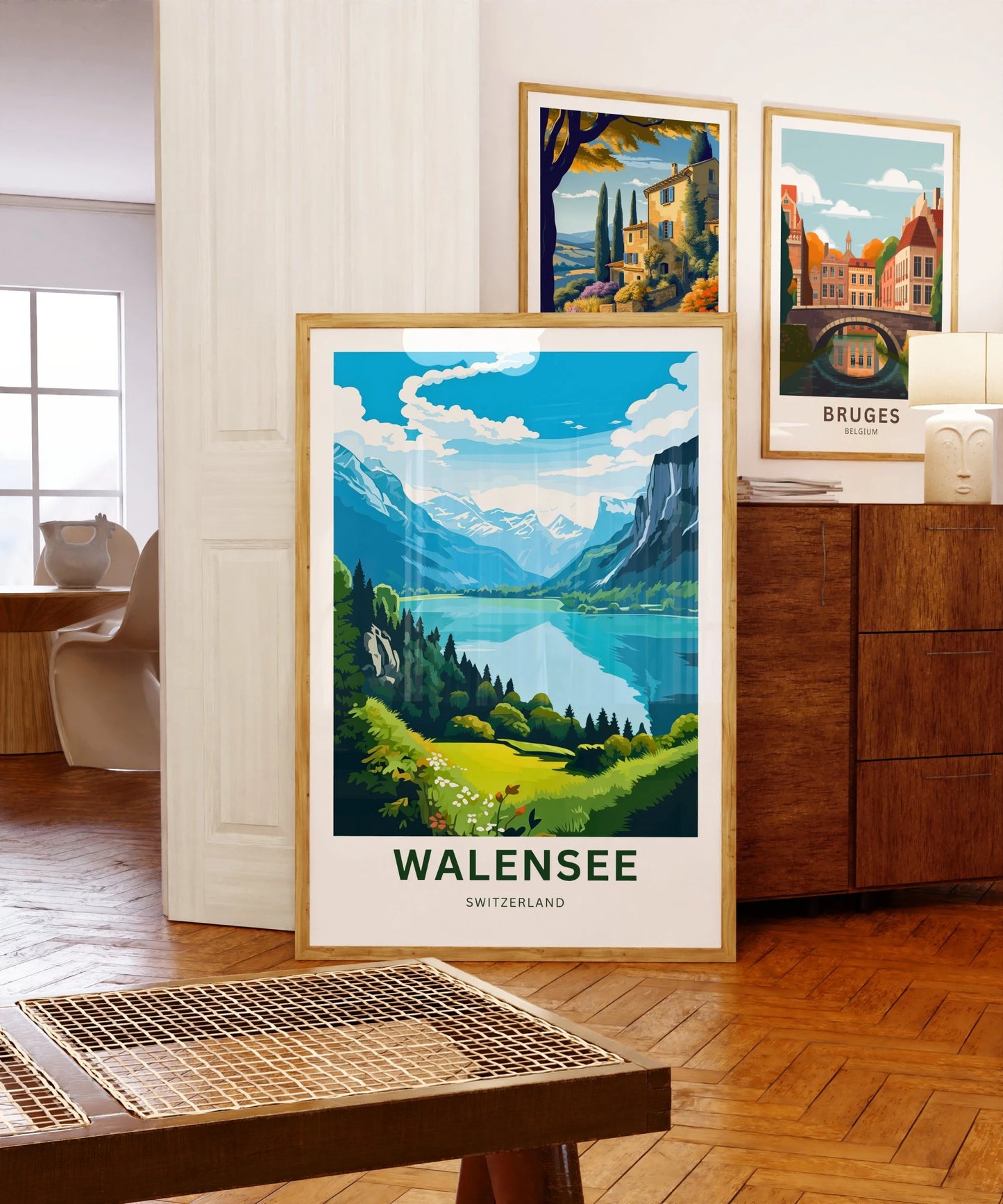 Walensee Travel Poster