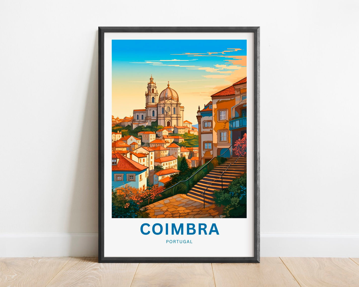 Coimbra Travel Poster