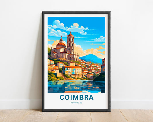 Coimbra Travel Poster