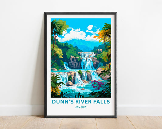 Dunn's River Falls Travel Poster
