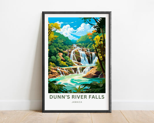 Dunn's River Falls Travel Poster