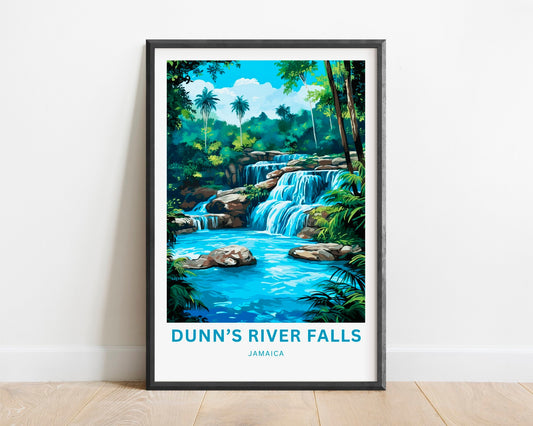 Dunn's River Falls Travel Poster