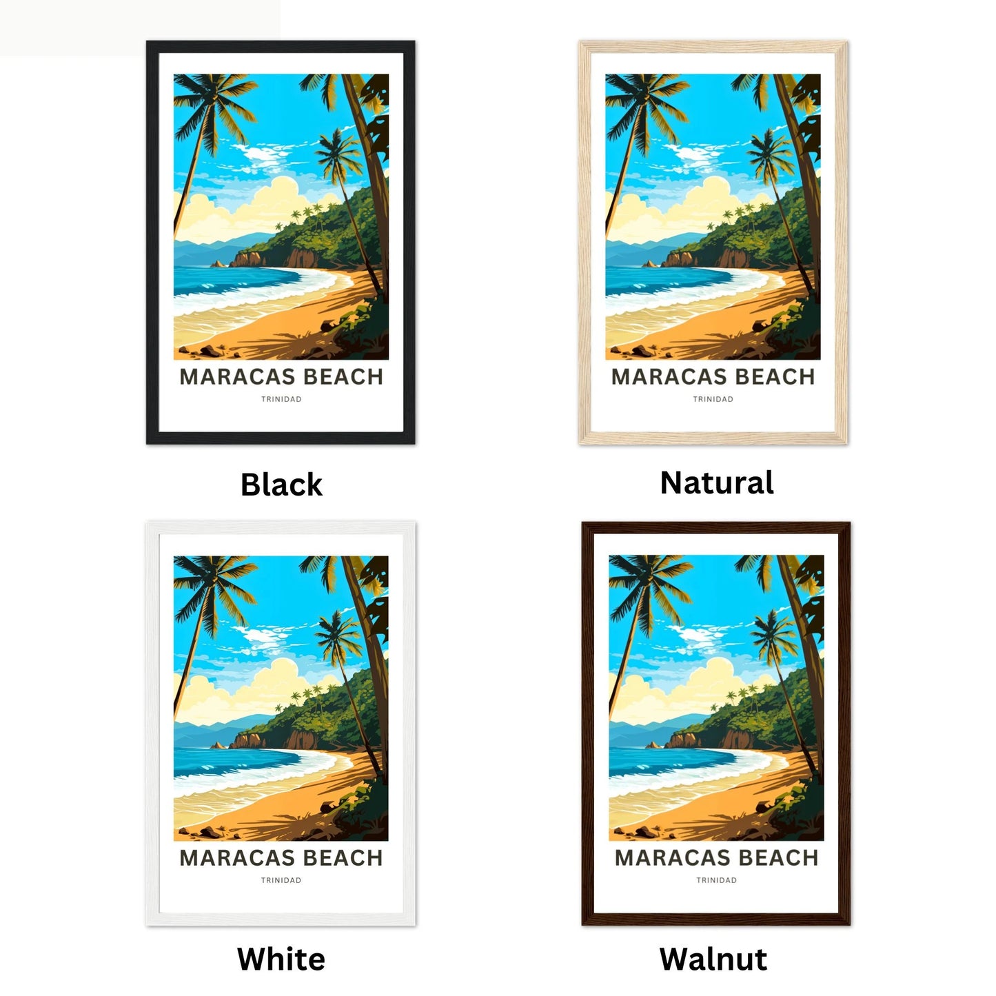 Maracas Beach Travel Poster