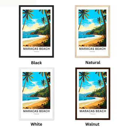 Maracas Beach Travel Poster