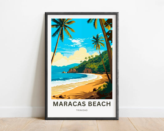 Maracas Beach Travel Poster