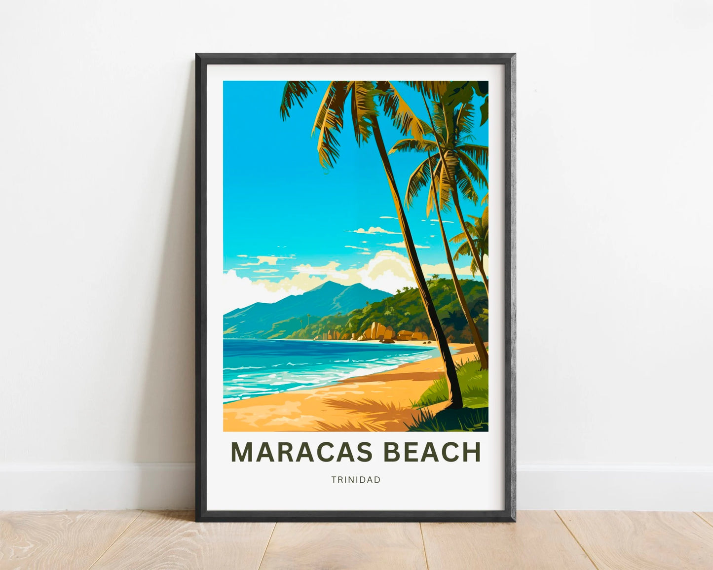 Maracas Beach Travel Poster