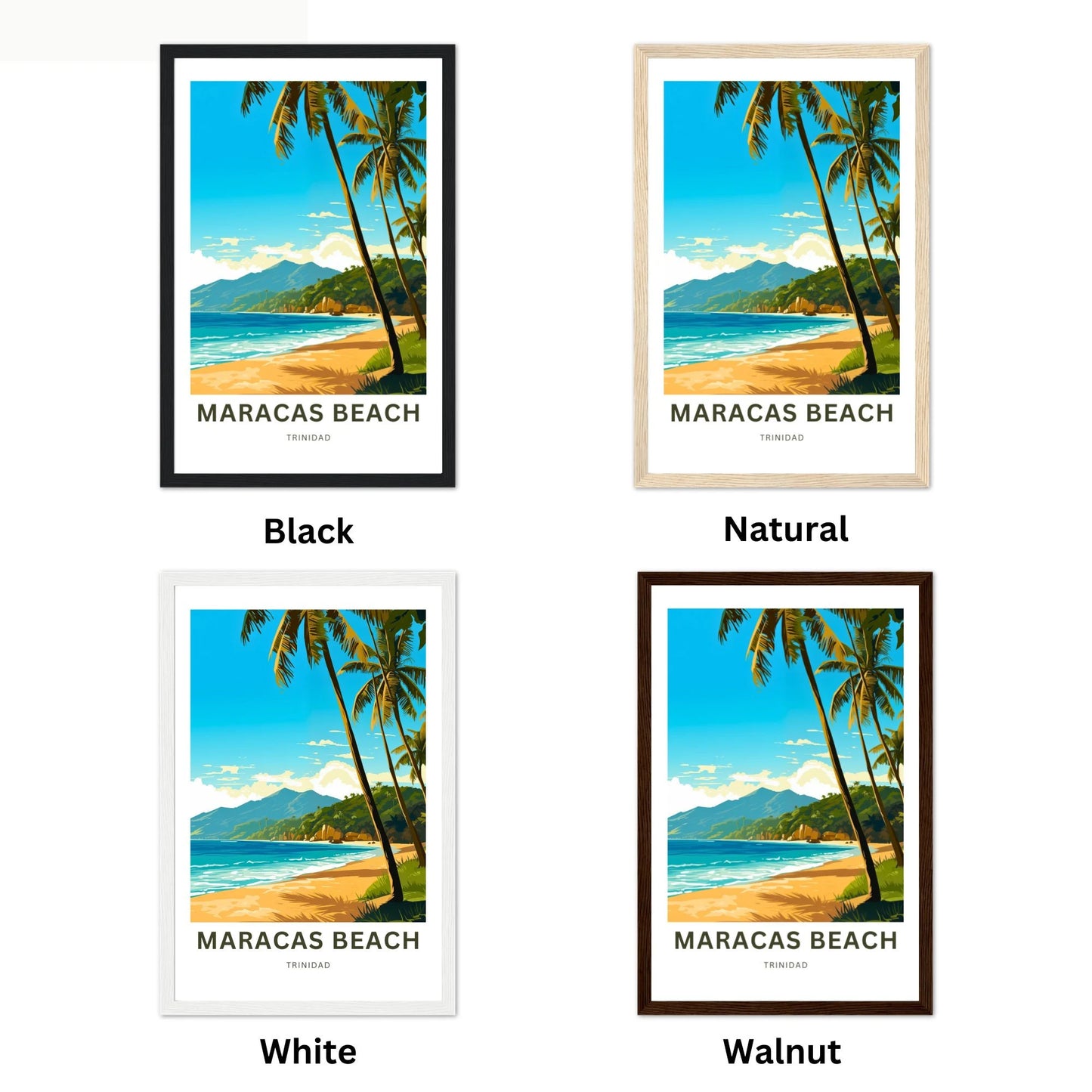 Maracas Beach Travel Poster
