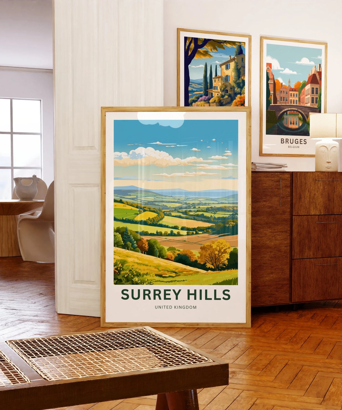 Surrey Hills Travel Poster