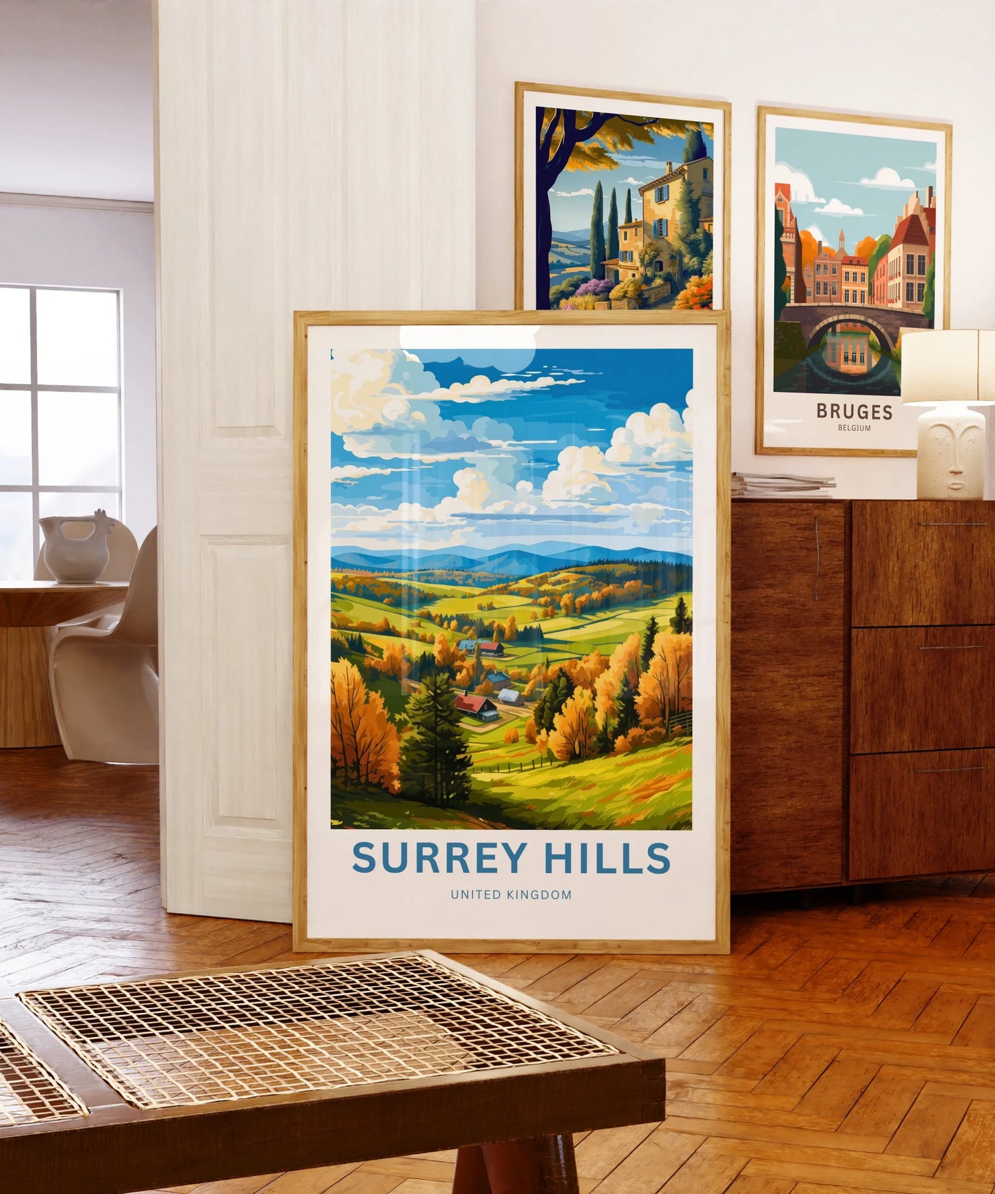 Surrey Hills Travel Poster