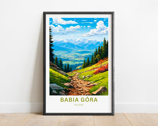 Babia Góra Travel Poster