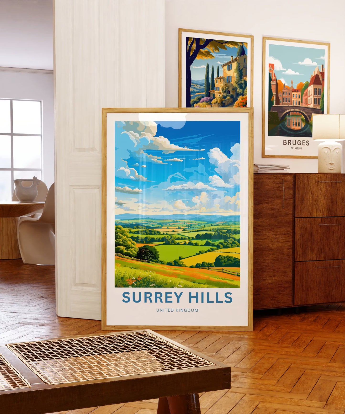 Surrey Hills Travel Poster