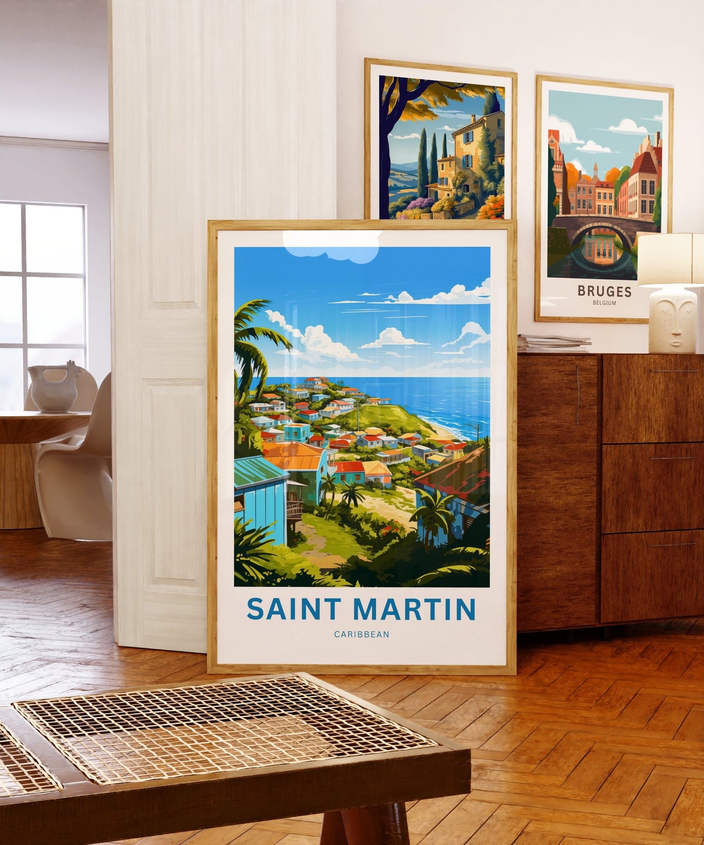 Saint Martin Travel Poster