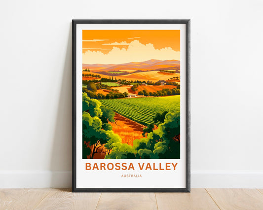 Barossa Valley Travel Poster