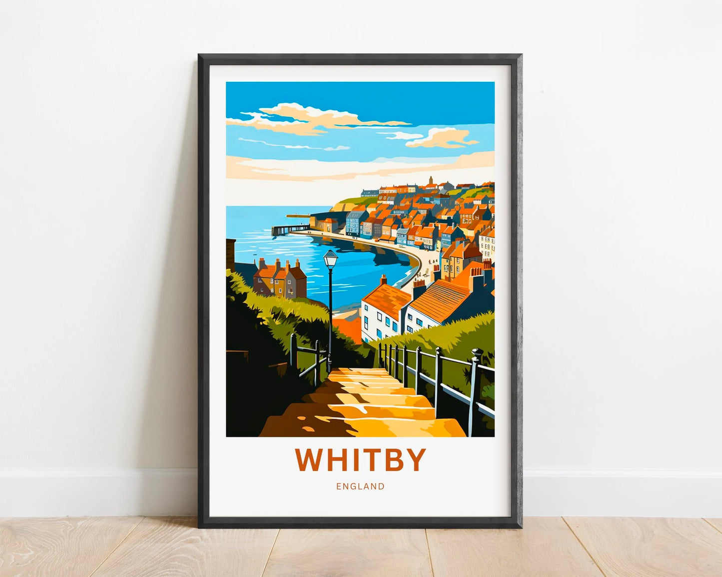 Whitby Travel Poster