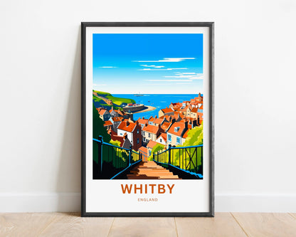 Whitby Travel Poster