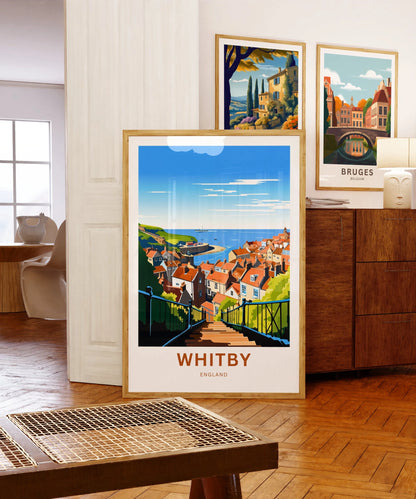 Whitby Travel Poster