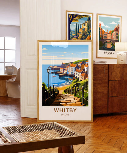 Whitby Travel Poster