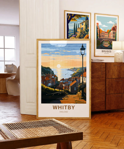 Whitby Travel Poster