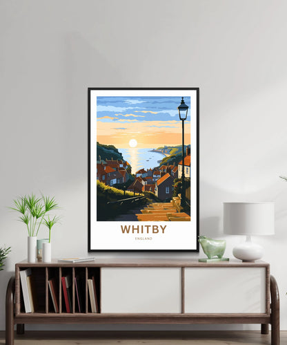 Whitby Travel Poster