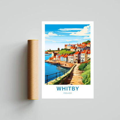 Whitby Travel Poster