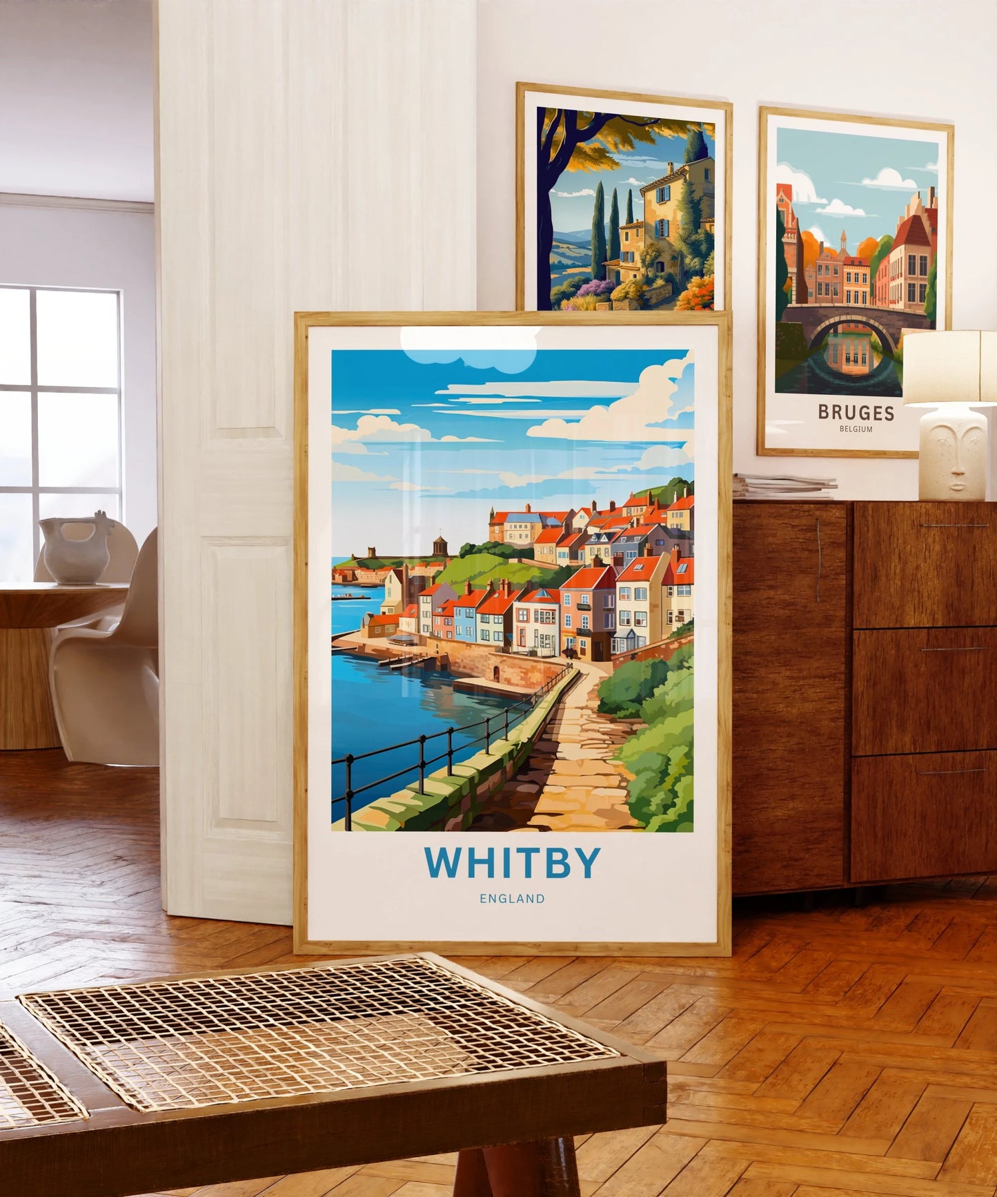 Whitby Travel Poster