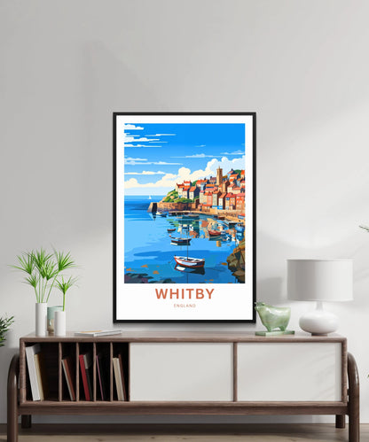 Whitby Travel Poster