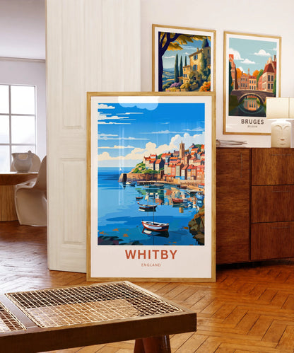 Whitby Travel Poster