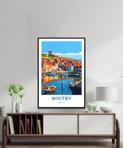 Whitby Travel Poster