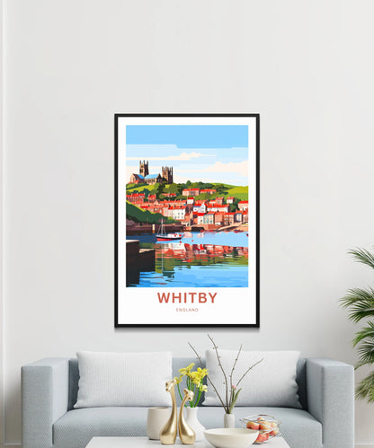 Whitby Travel Poster