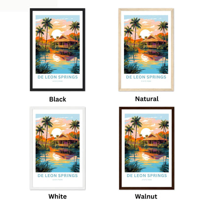 De Leon Springs State Park Travel Poster