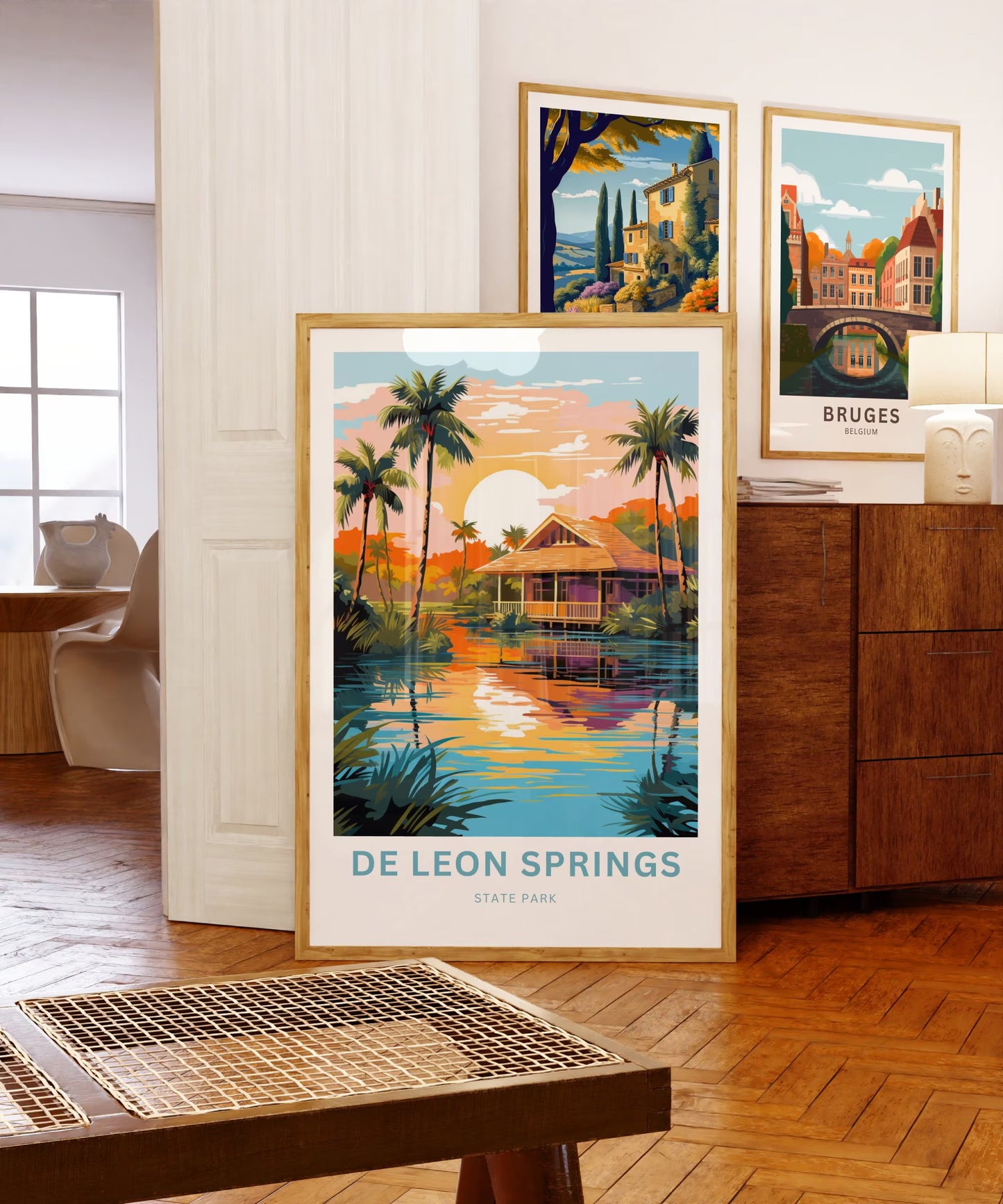 De Leon Springs State Park Travel Poster