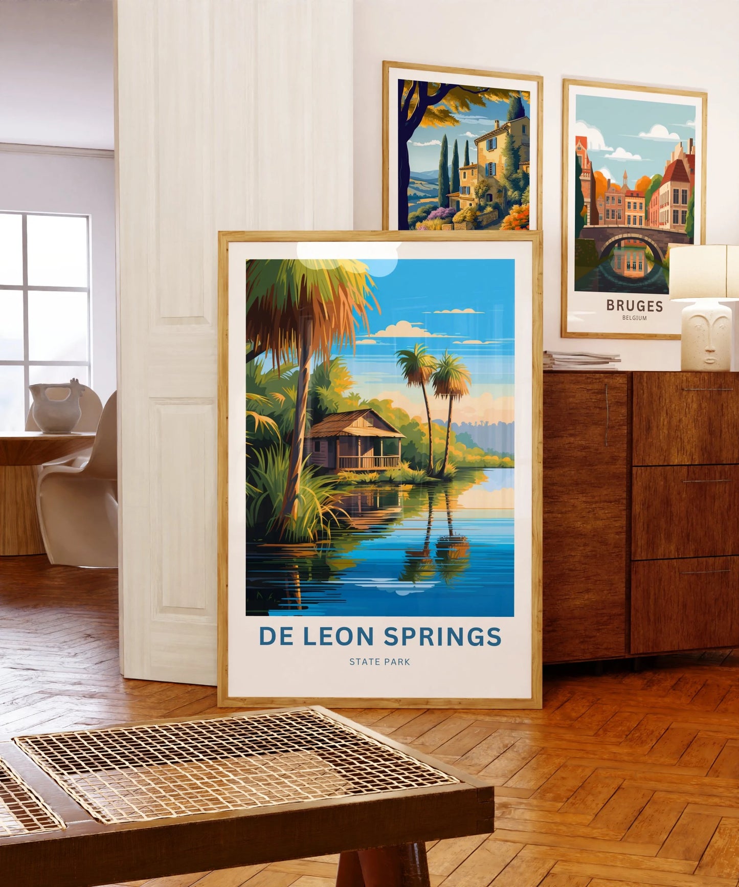 De Leon Springs State Park Travel Poster