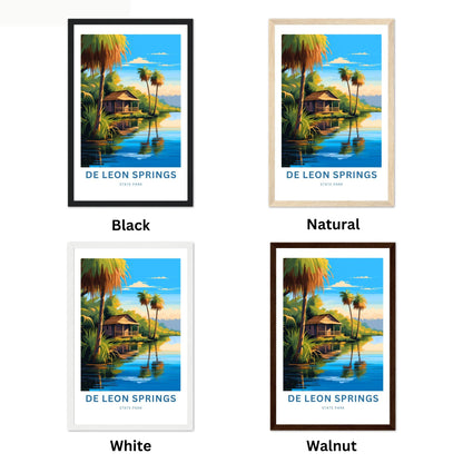 De Leon Springs State Park Travel Poster