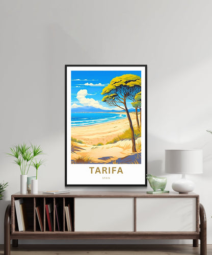 Tarifa Travel Print - Tarifa Travel poster, Spain Wall Art, Wall Decor, Framed present, Gift Spain Present - TravelTreasureCo