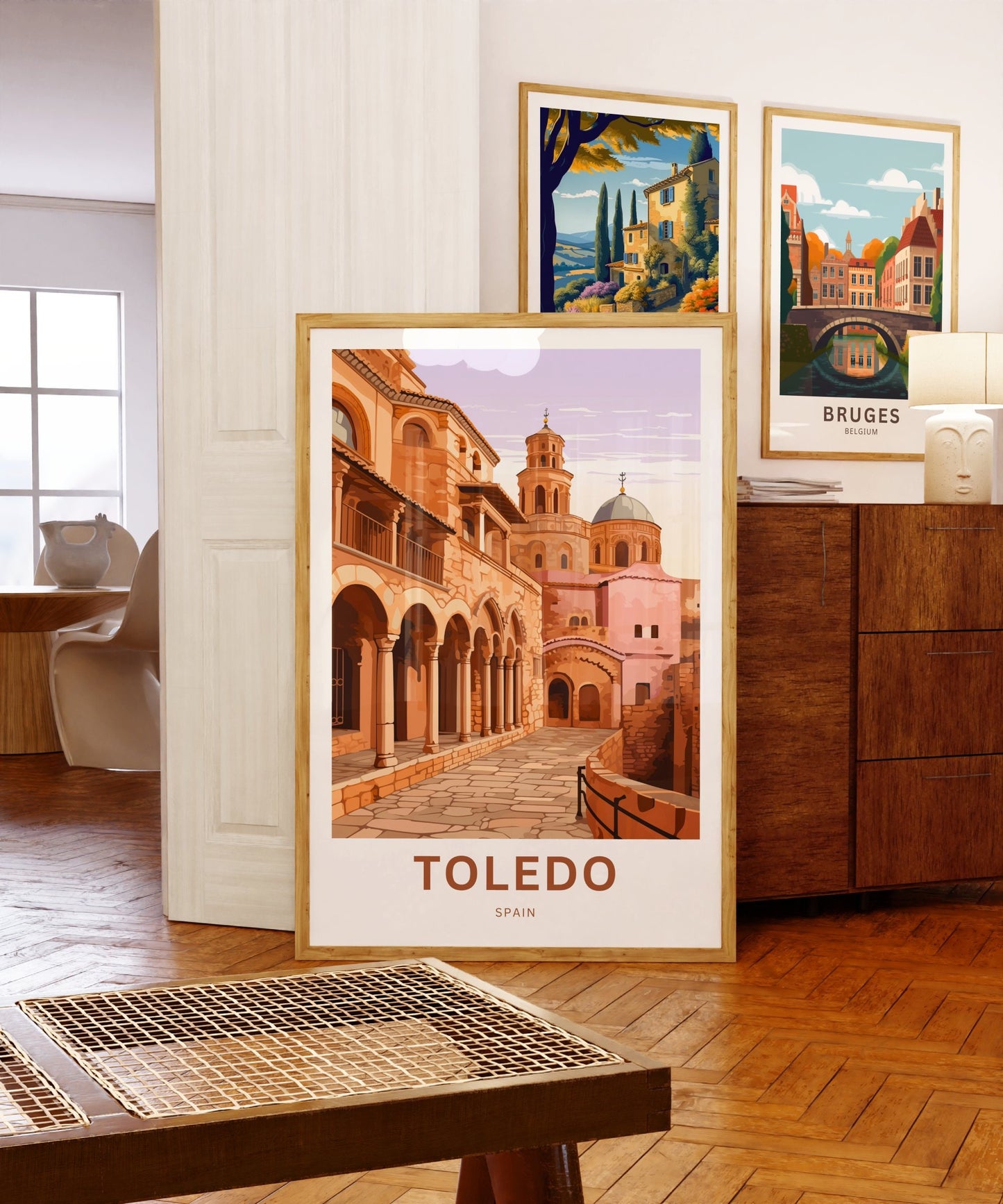 Toledo Travel Print - Toledo poster, Spain Wall Art, Wall Decor, Framed present, Gift Spain Present - TravelTreasureCo