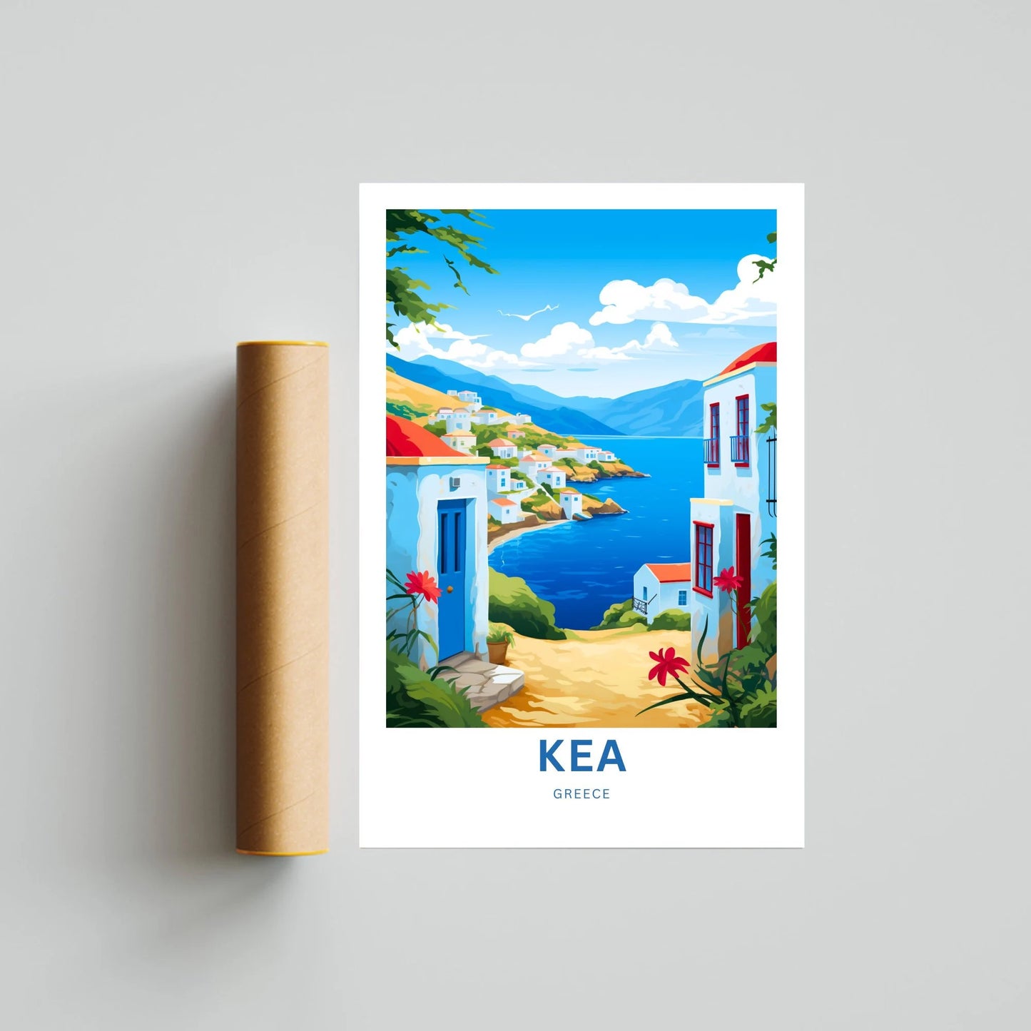 Kea Travel Poster