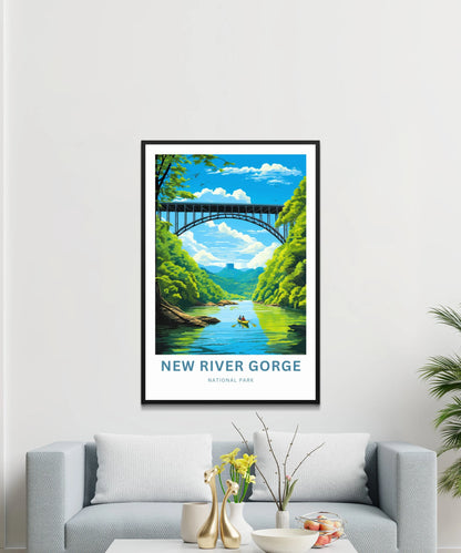 New River Gorge Travel Poster