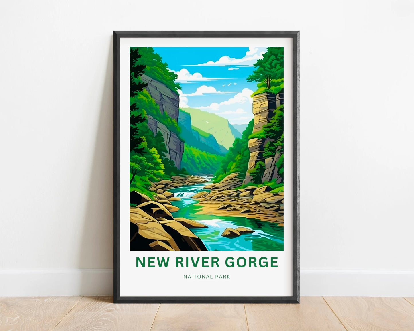 New River Gorge Travel Poster