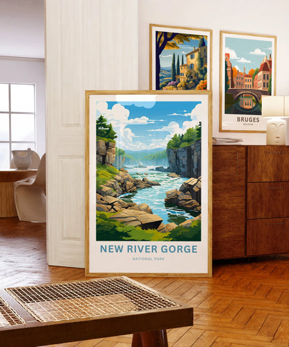 New River Gorge Travel Poster