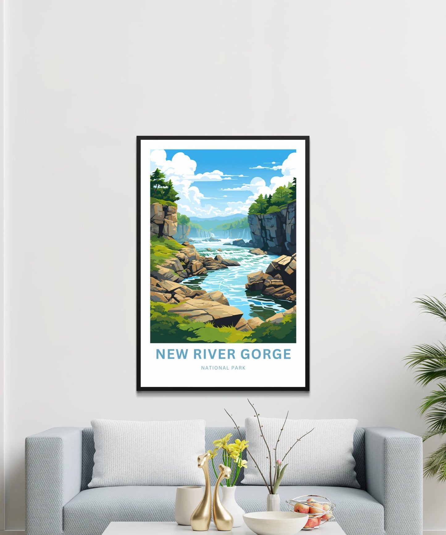 New River Gorge Travel Poster