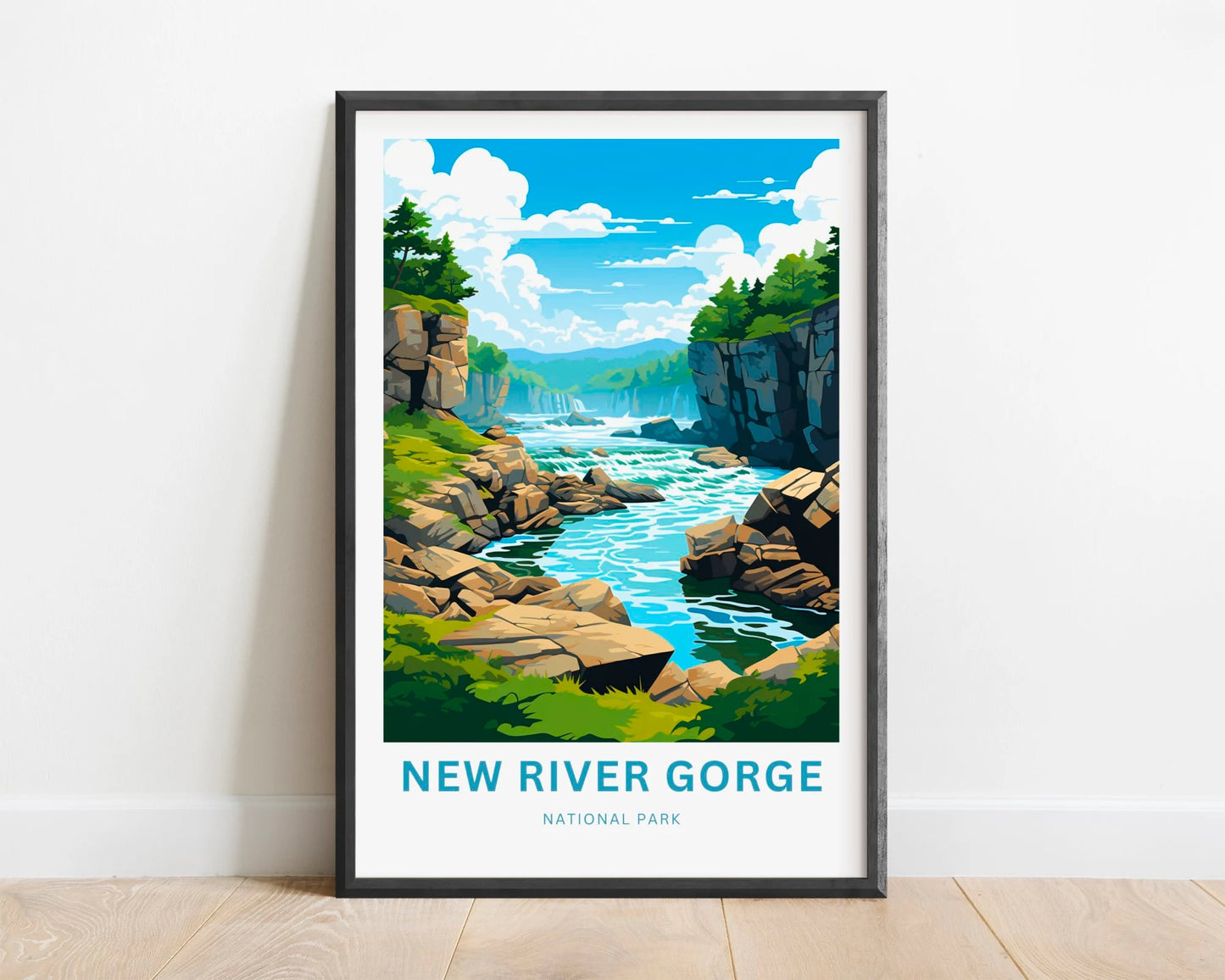 New River Gorge Travel Poster