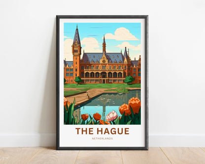 The Hague Travel Poster