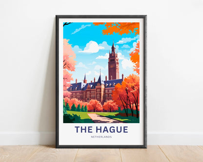 The Hague Travel Poster