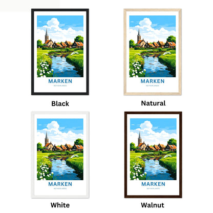 Marken Travel Poster